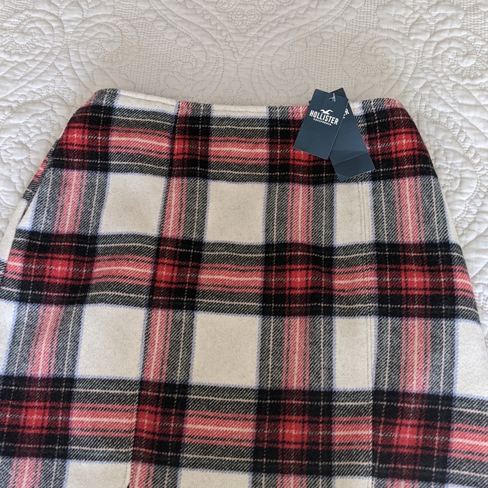 Hollister tartan skirt